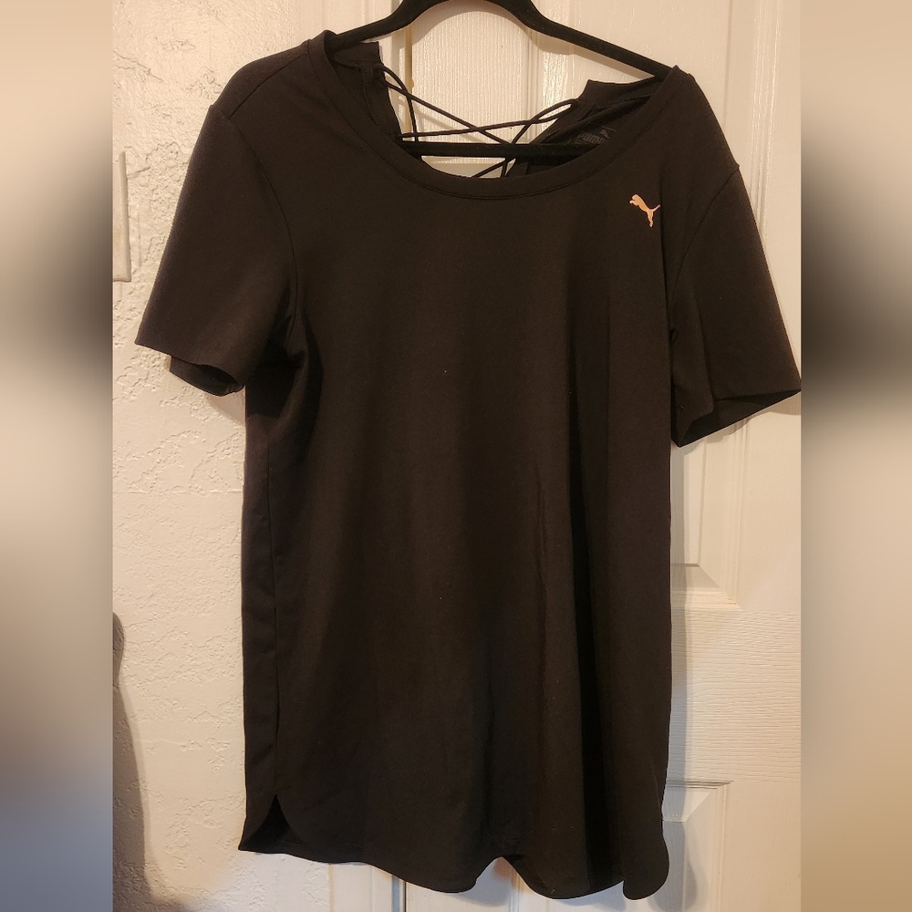 PUMA Black T-Shirt Size XL